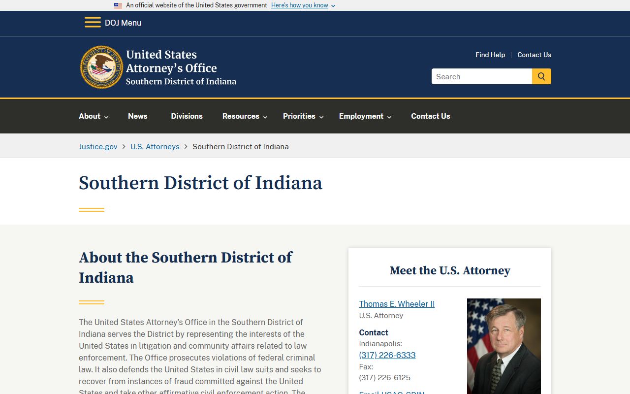 Vermillion County arrest records and federal charge source distinction