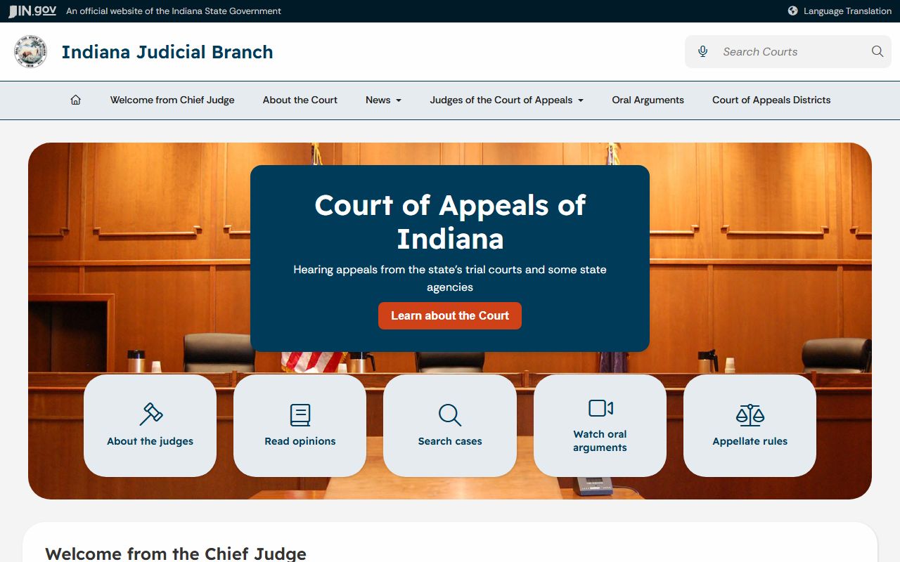 Court of Appeals of Indiana page