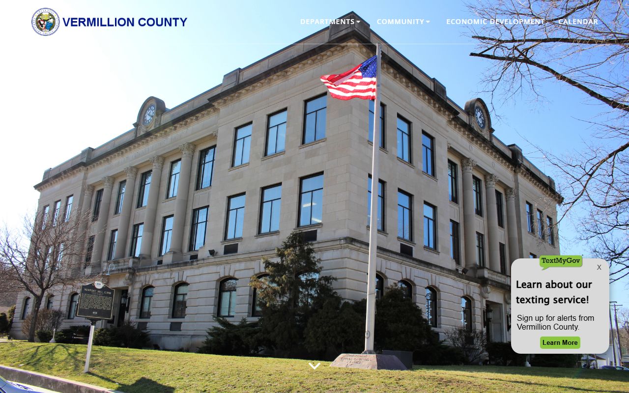 Vermillion County court records official county homepage