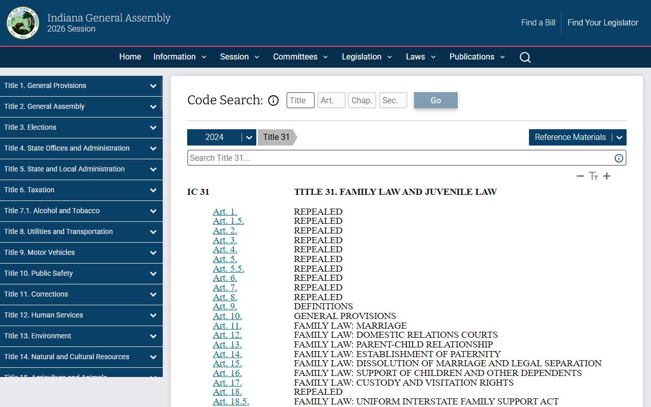 Vermillion County divorce records Indiana family law title